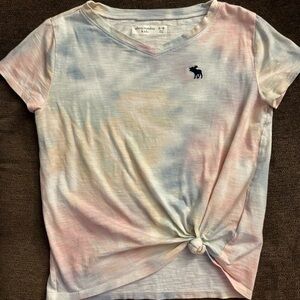 Abercrombie & Fitch Girl’s Tie-Dye Knot Front Top sz 9/10